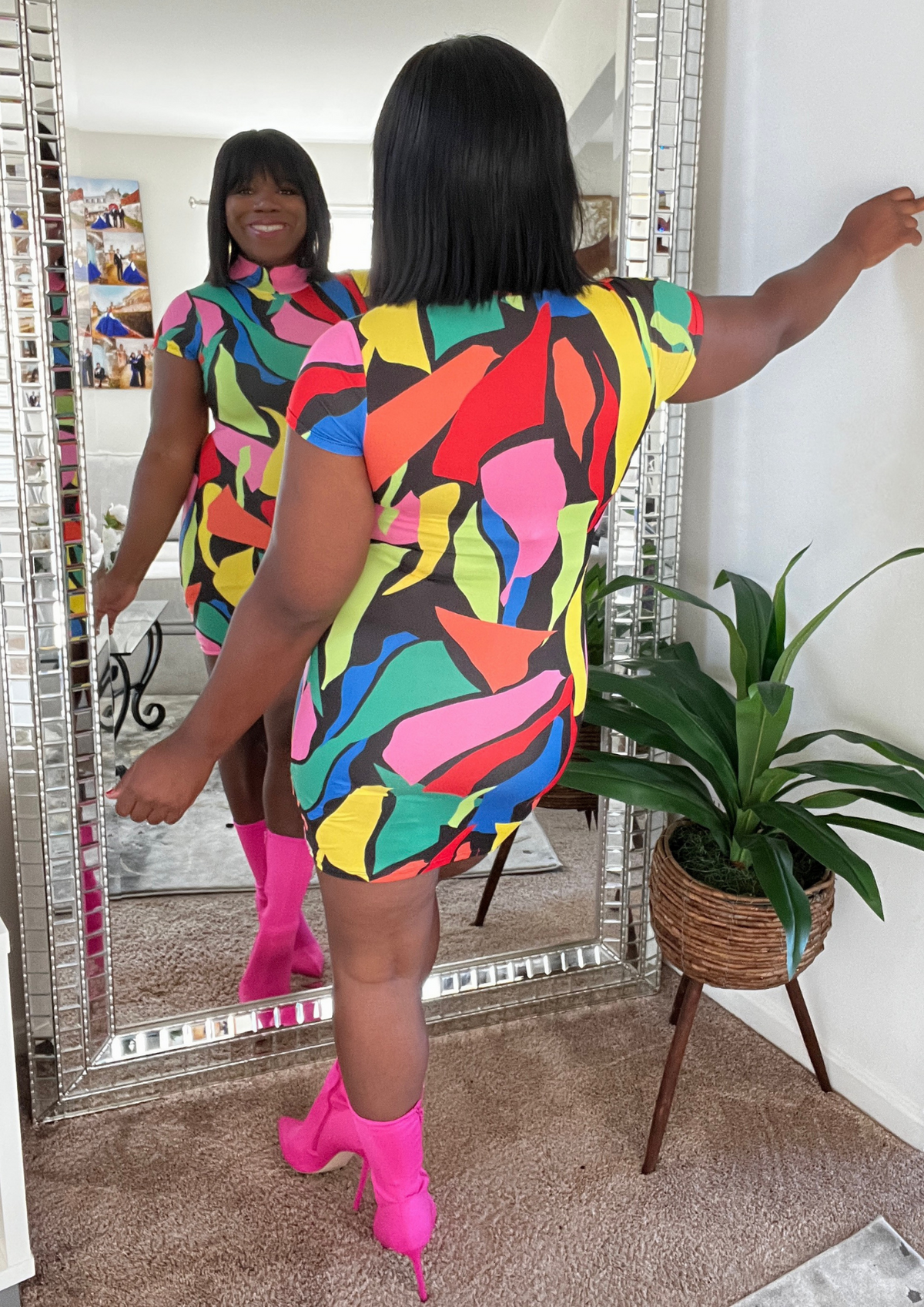 Color Me Mock Dress
