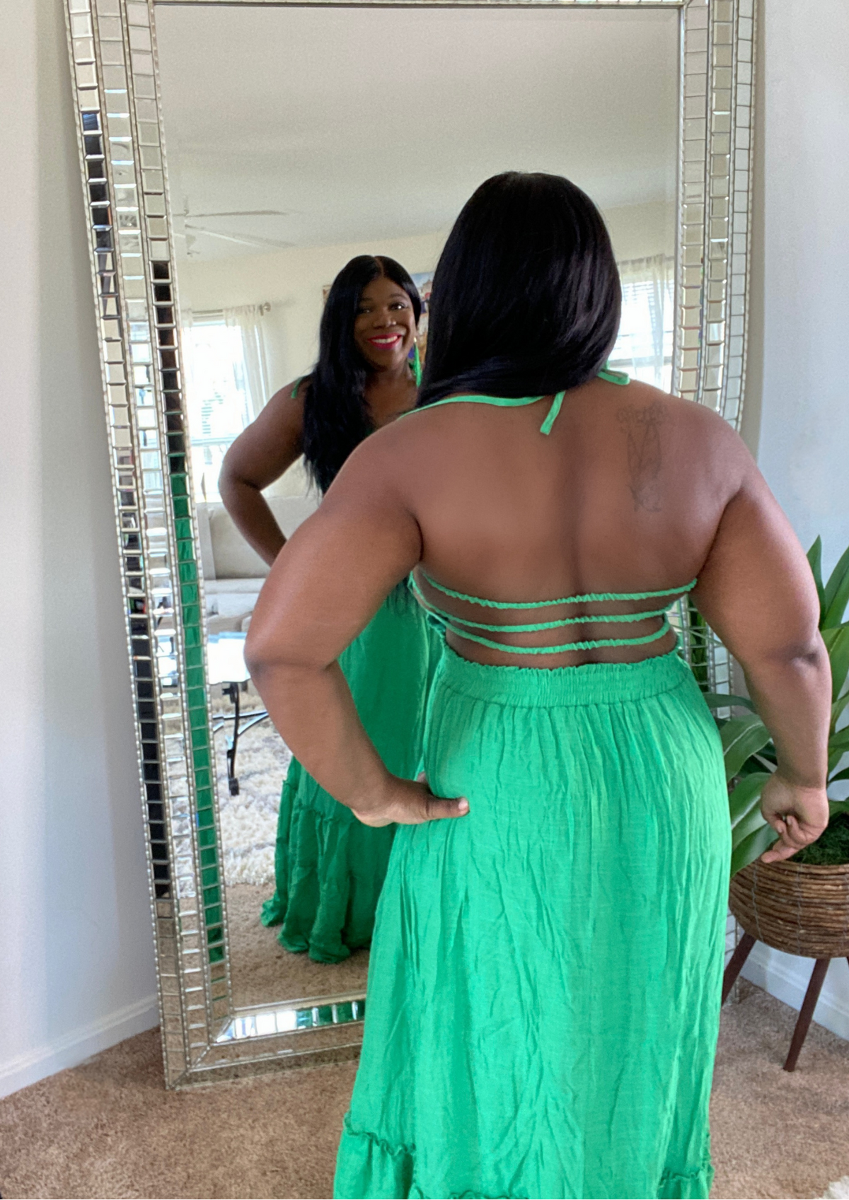 Summer Breeze Dress-Green