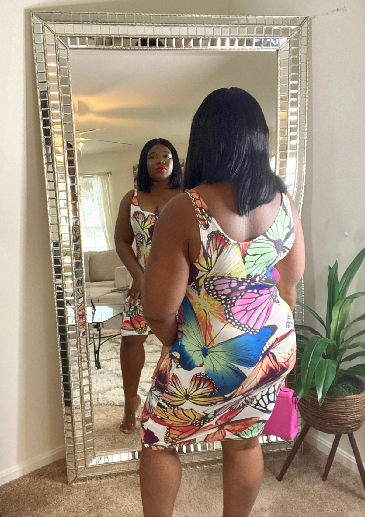 Like a Butterfly Tank Dress
