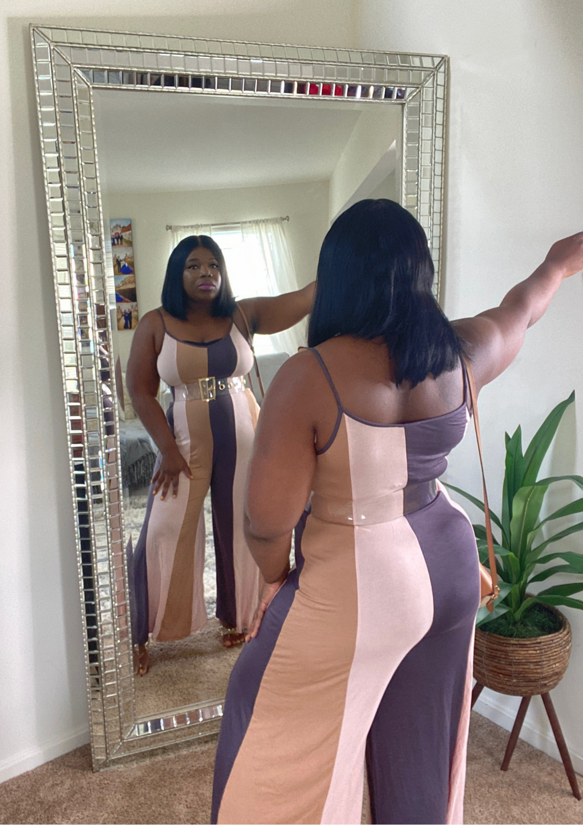 Adore Me jumpsuit -Cocoa