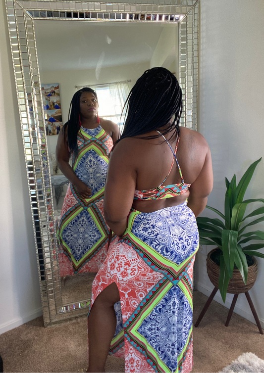 Aztec Maxi Dress