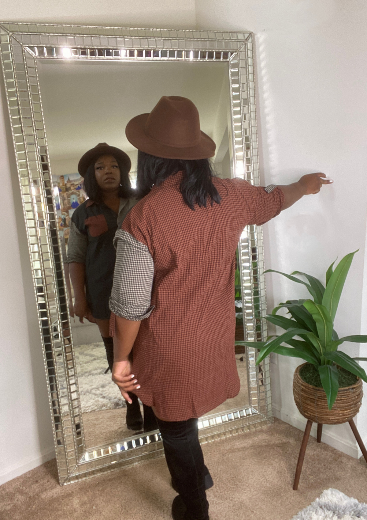 The Oversized Plaid Shirt