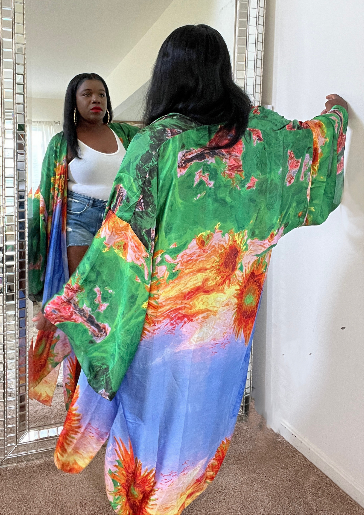 Sunflower Daze Luxury Kimono
