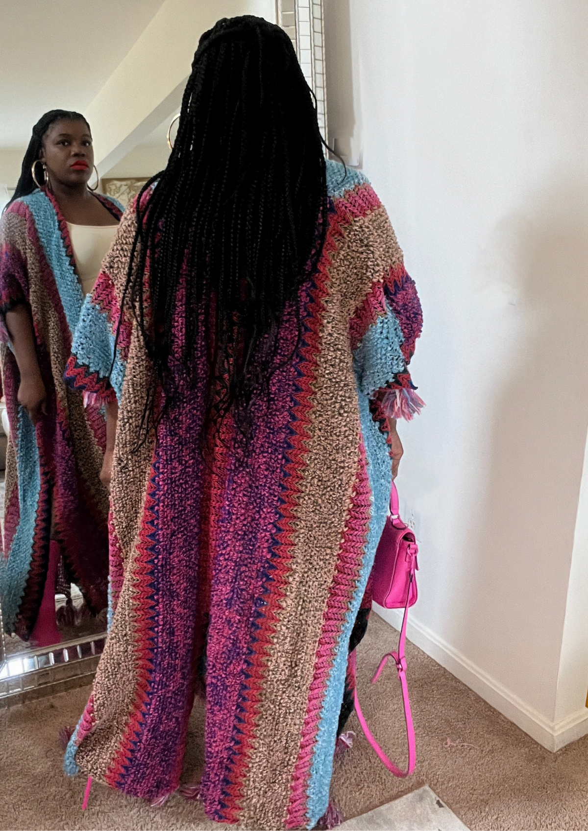 The Luxurious Oversized Cardigan-Purple Restocked