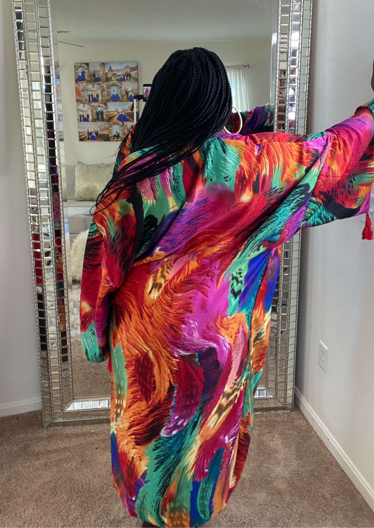 The Sukienka Luxury Kimono- Ships July 5th