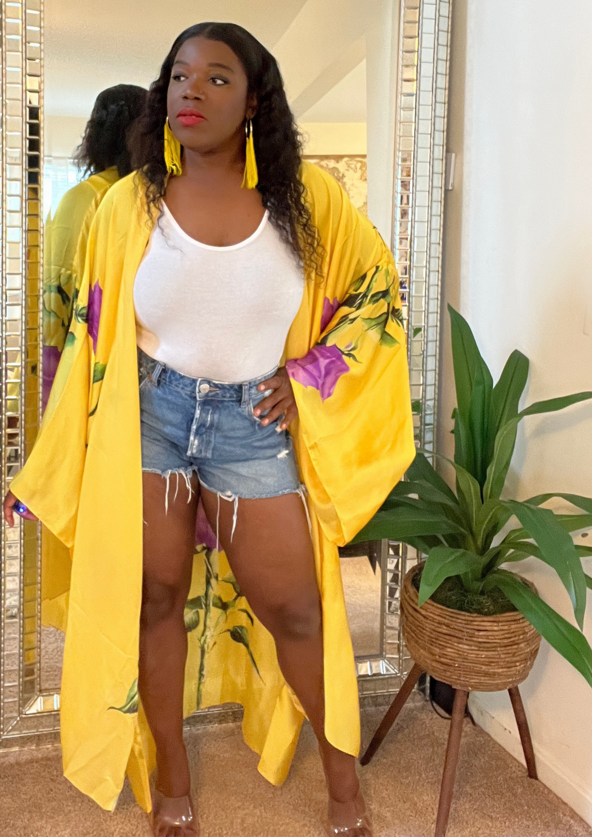 Lemonade Vibes Luxury Kimono - Ships July 5