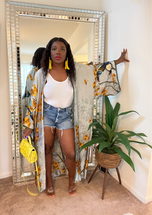 The Enchanted Luxury Kimono-Restocked