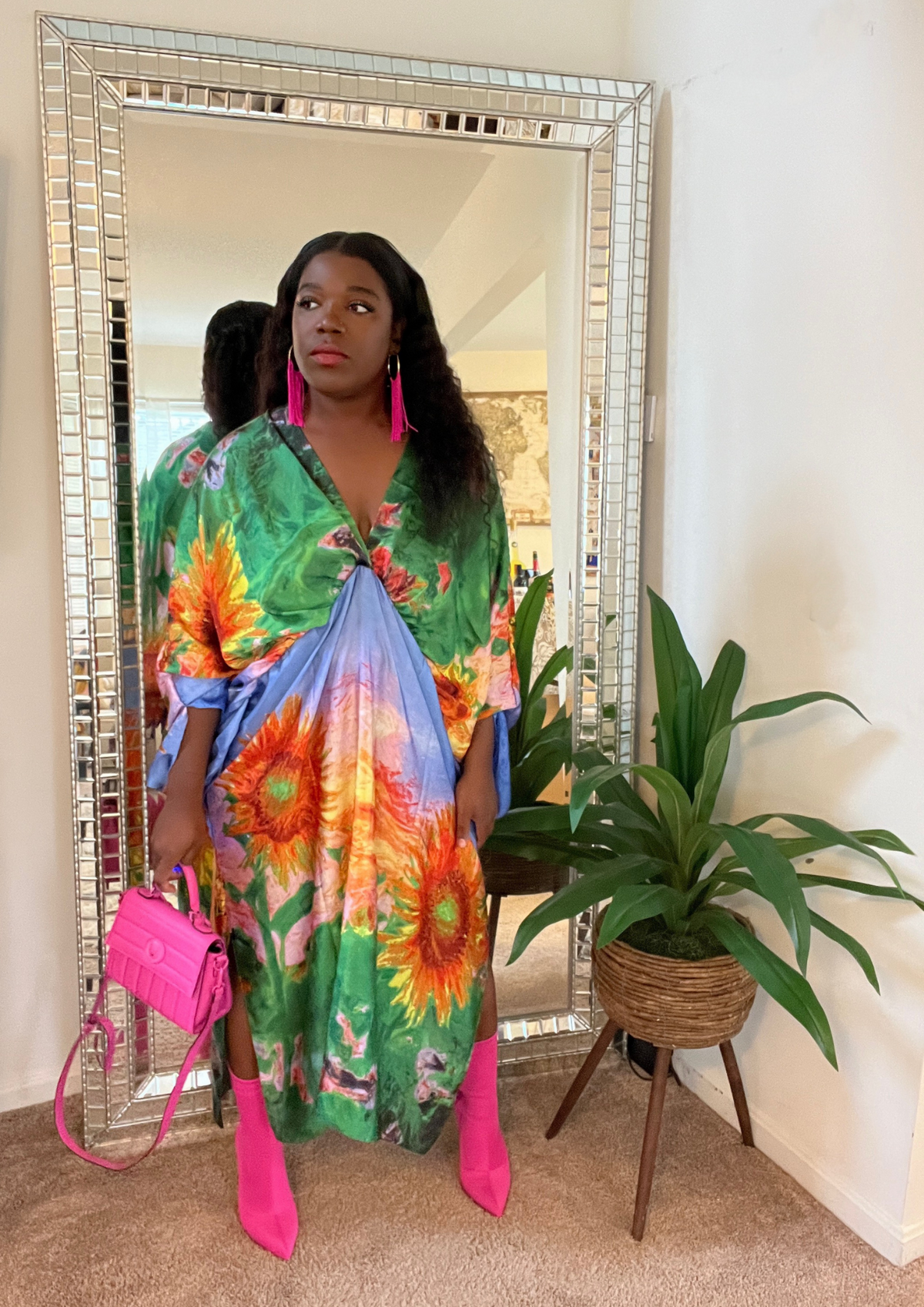 The Sunflower Kaftan