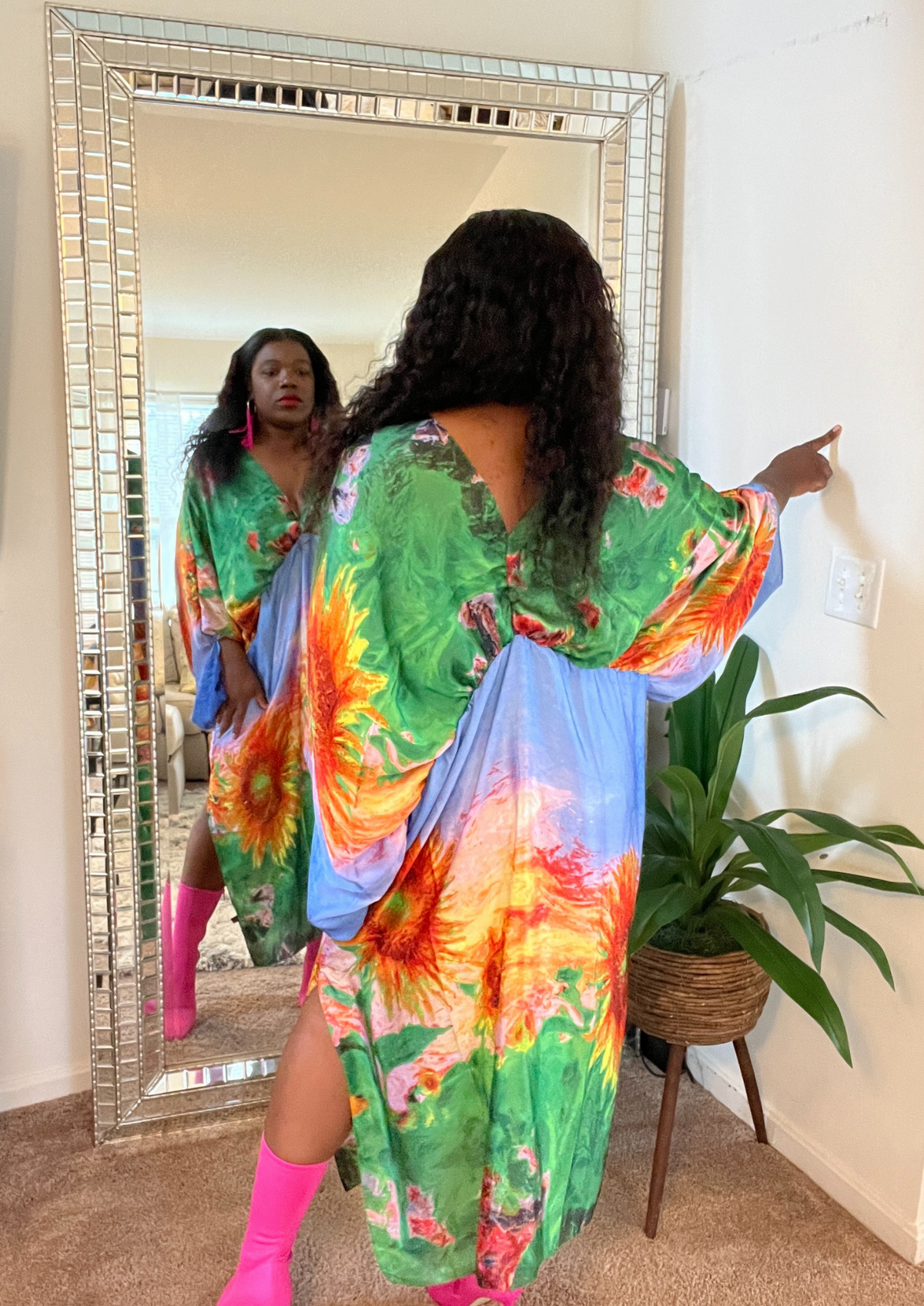 The Sunflower Kaftan