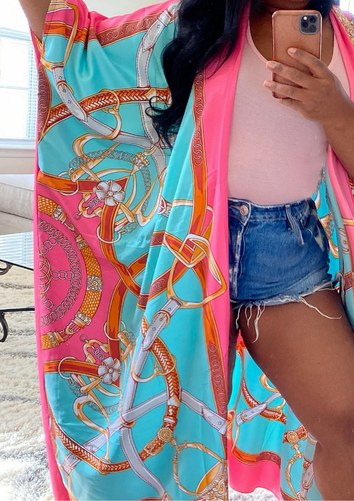 Luxury Kimono-Pink Anchor-Restocked