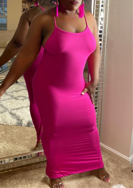 Fuchsia Bodycon Dress