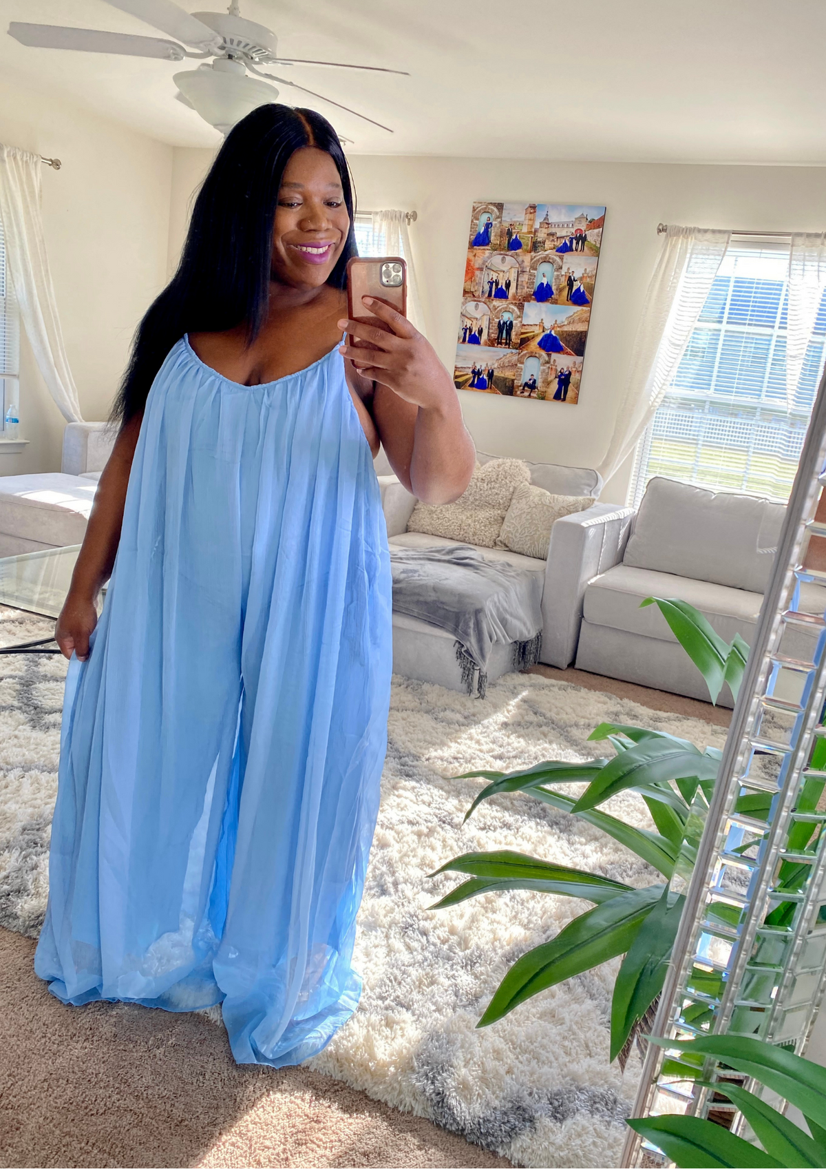 Empress Jumpsuits-2 Colors!! Baby Blue and Pink