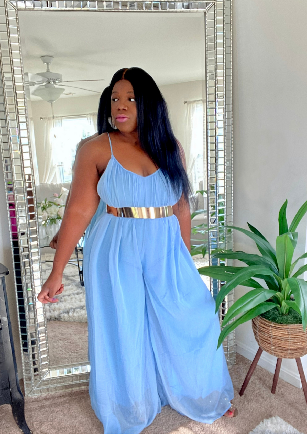 Empress Jumpsuits-2 Colors!! Baby Blue and Pink
