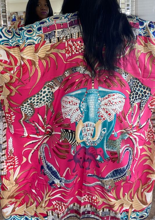 Animal Kingdom Luxury Kimono -Restocked
