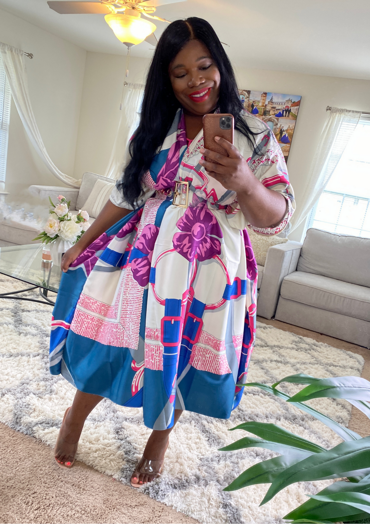 Violet Anchors Kimono