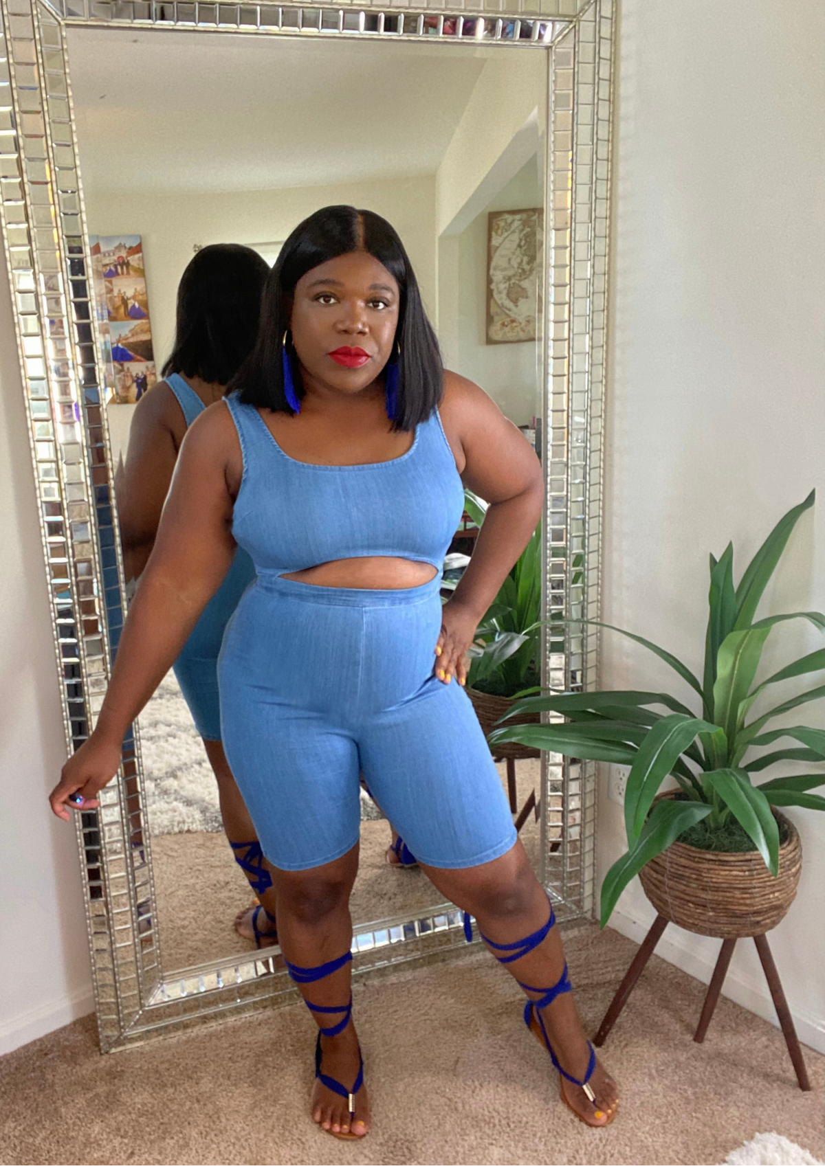 The Denim Romper