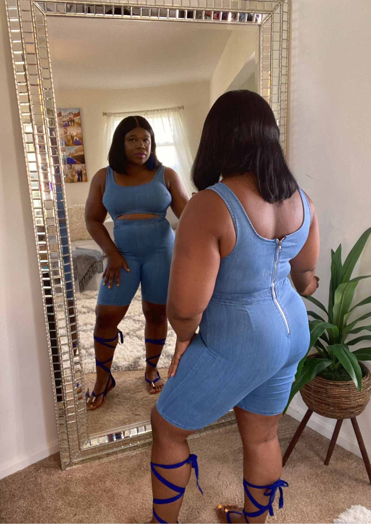 The Denim Romper
