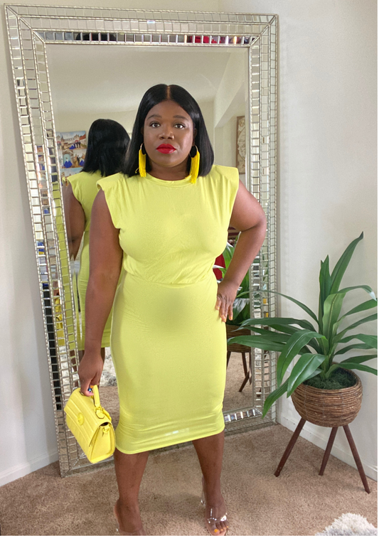 The "Bougie" Skirt Set -Kiwi and Black