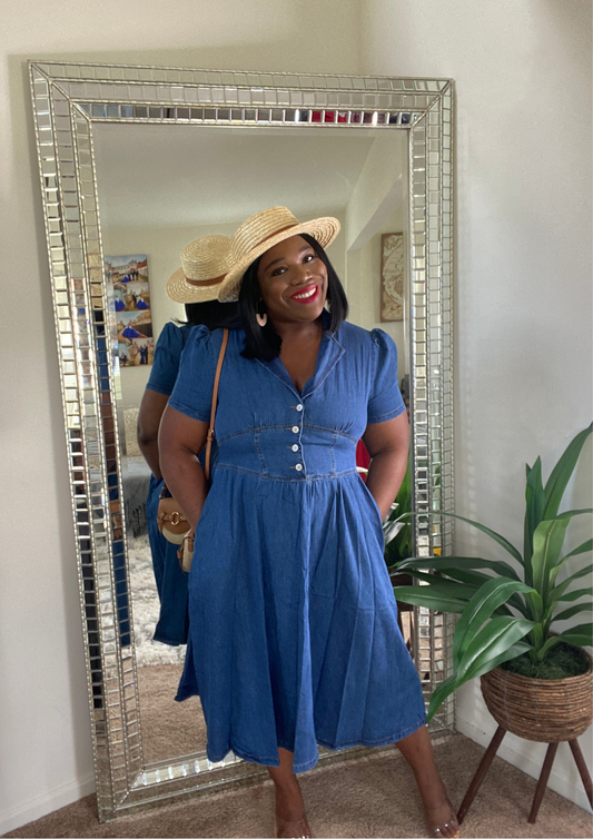 The Perfect Denim Dress
