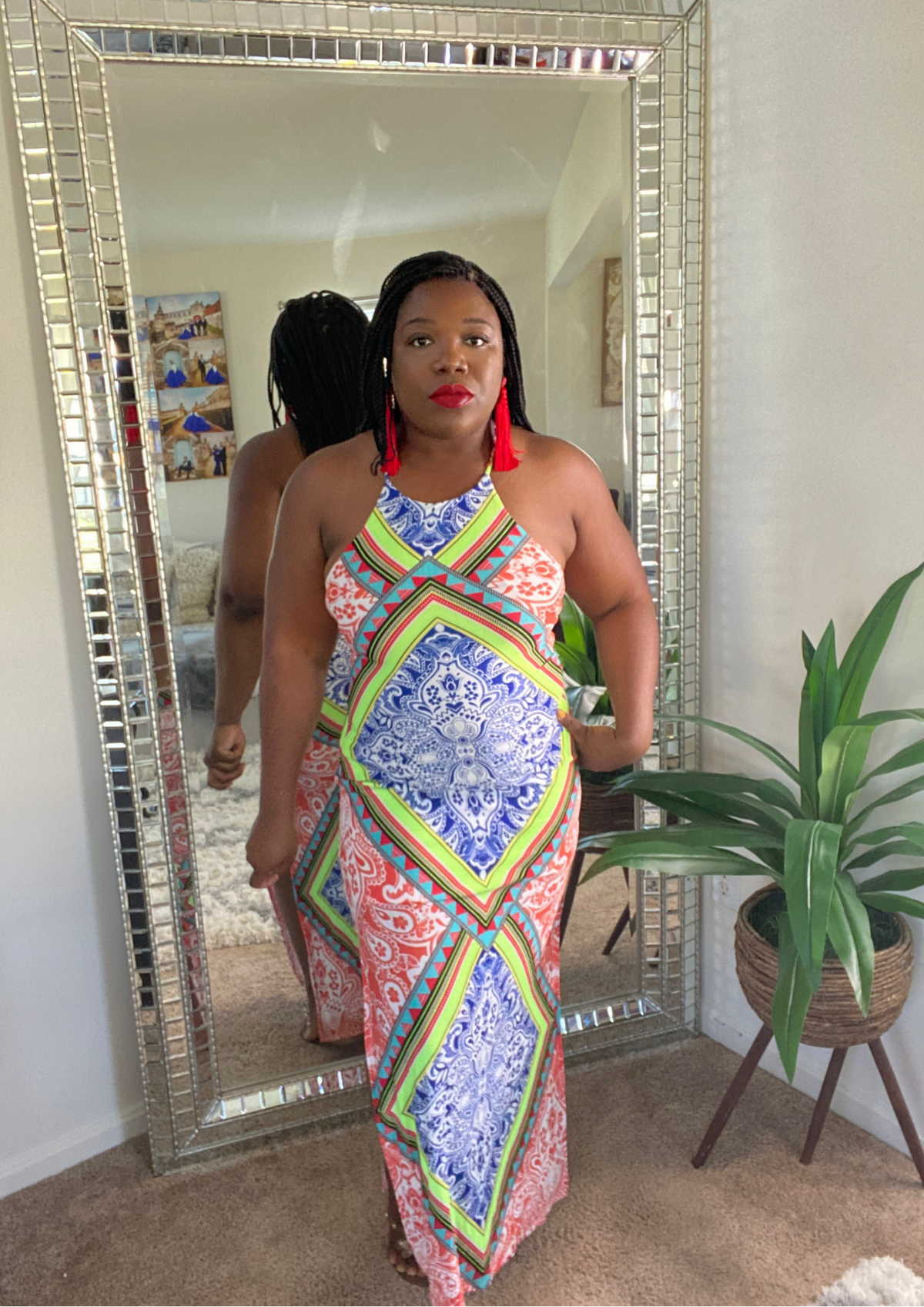 Aztec Maxi Dress