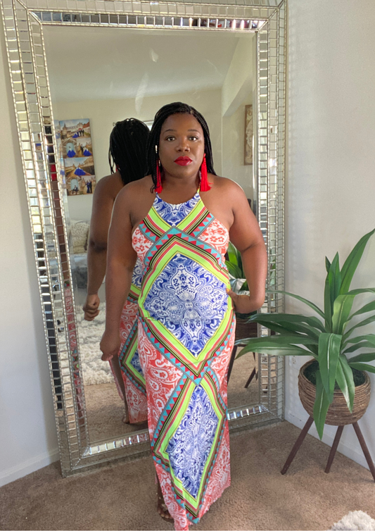Aztec Maxi Dress