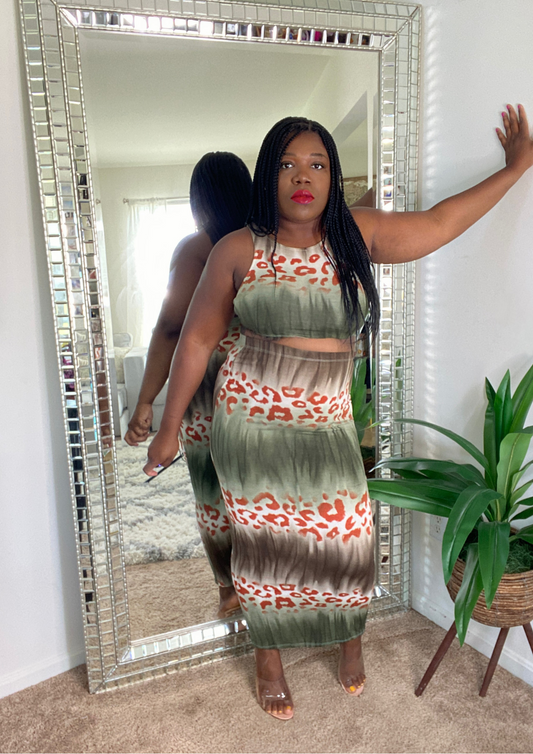 Jungle Fever Skirt Set