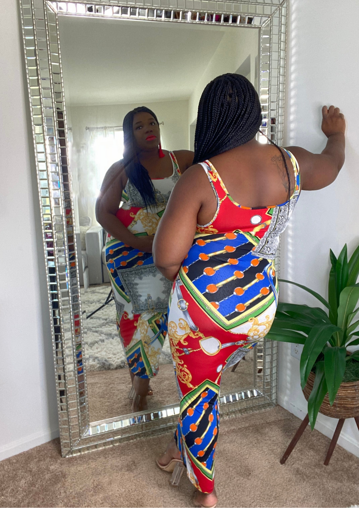 The Patterned Print Maxi Dress