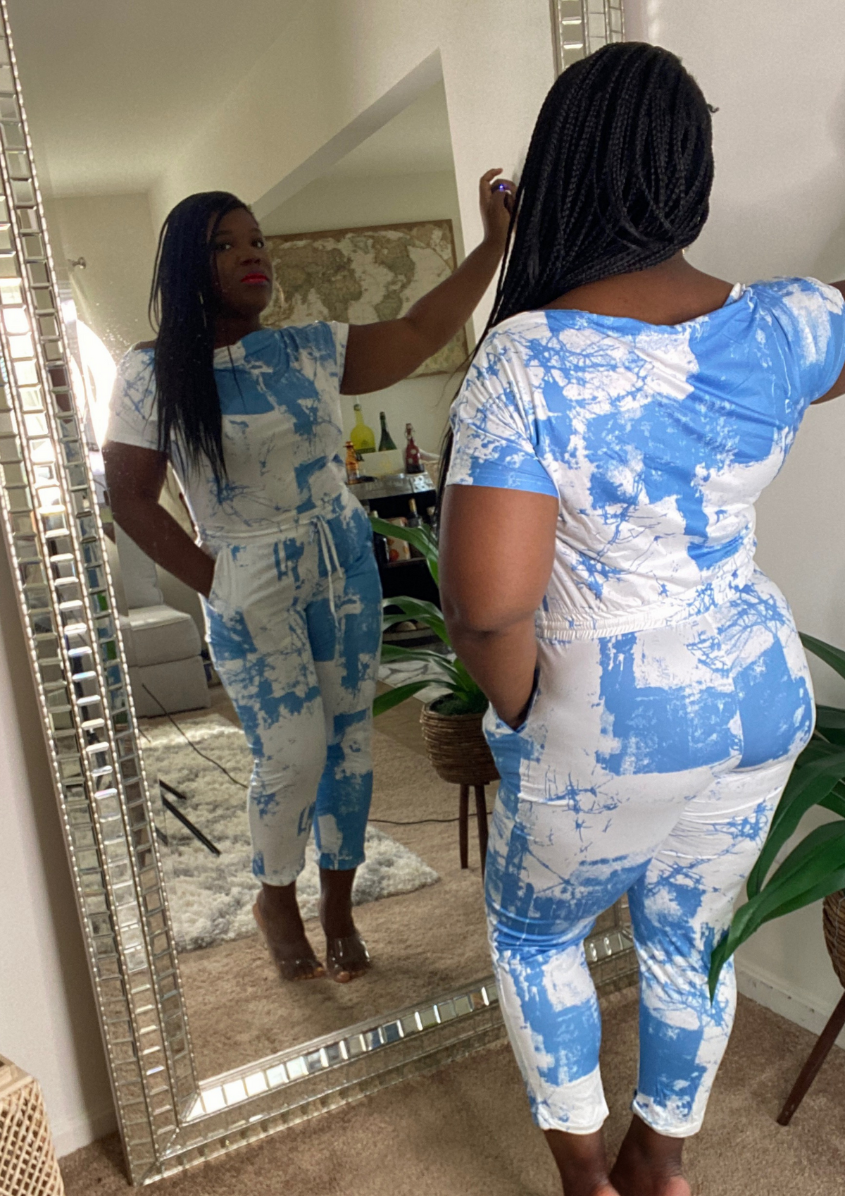 Sea Blue Jumpsuit