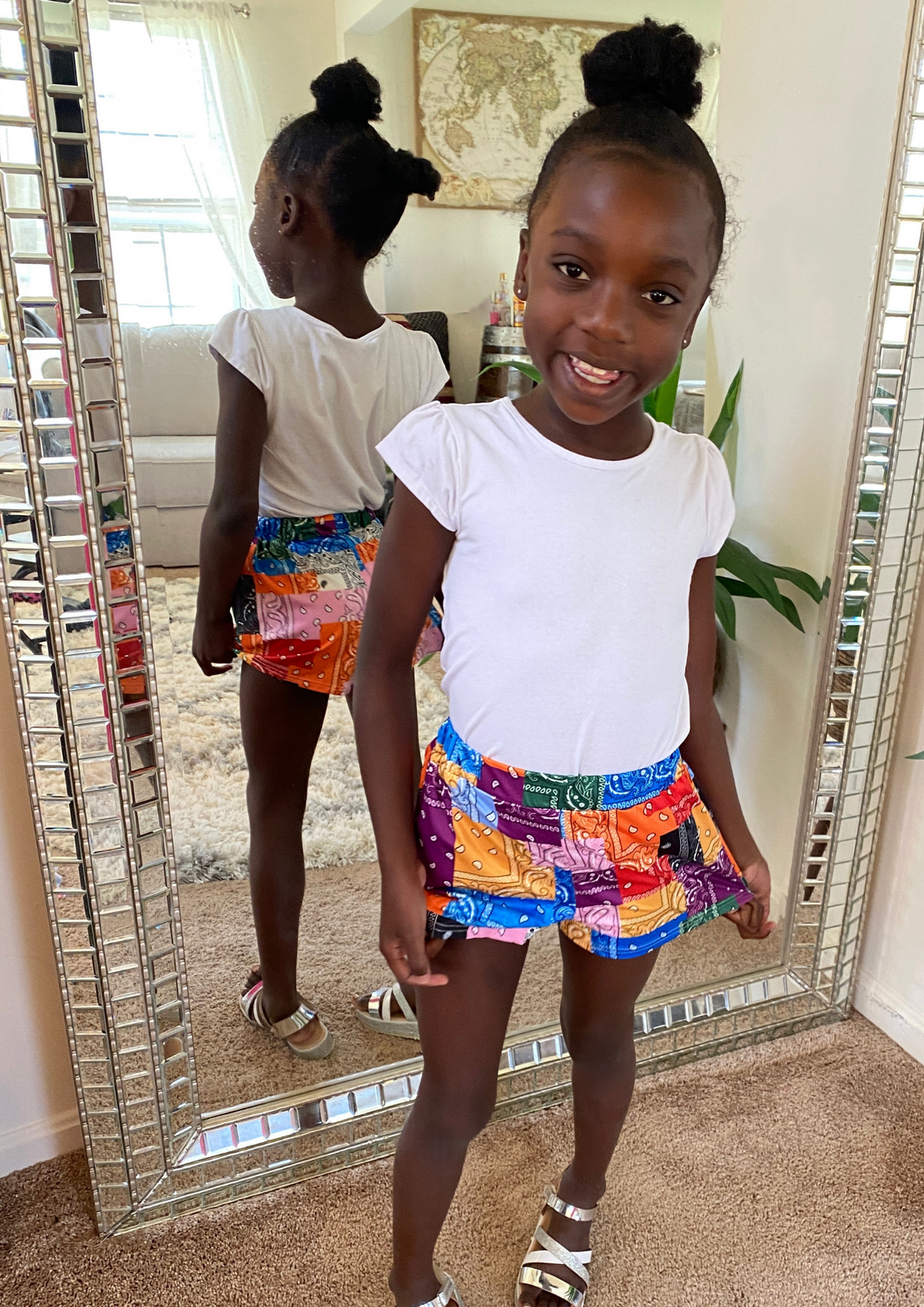 Girl's Paisley Shorts