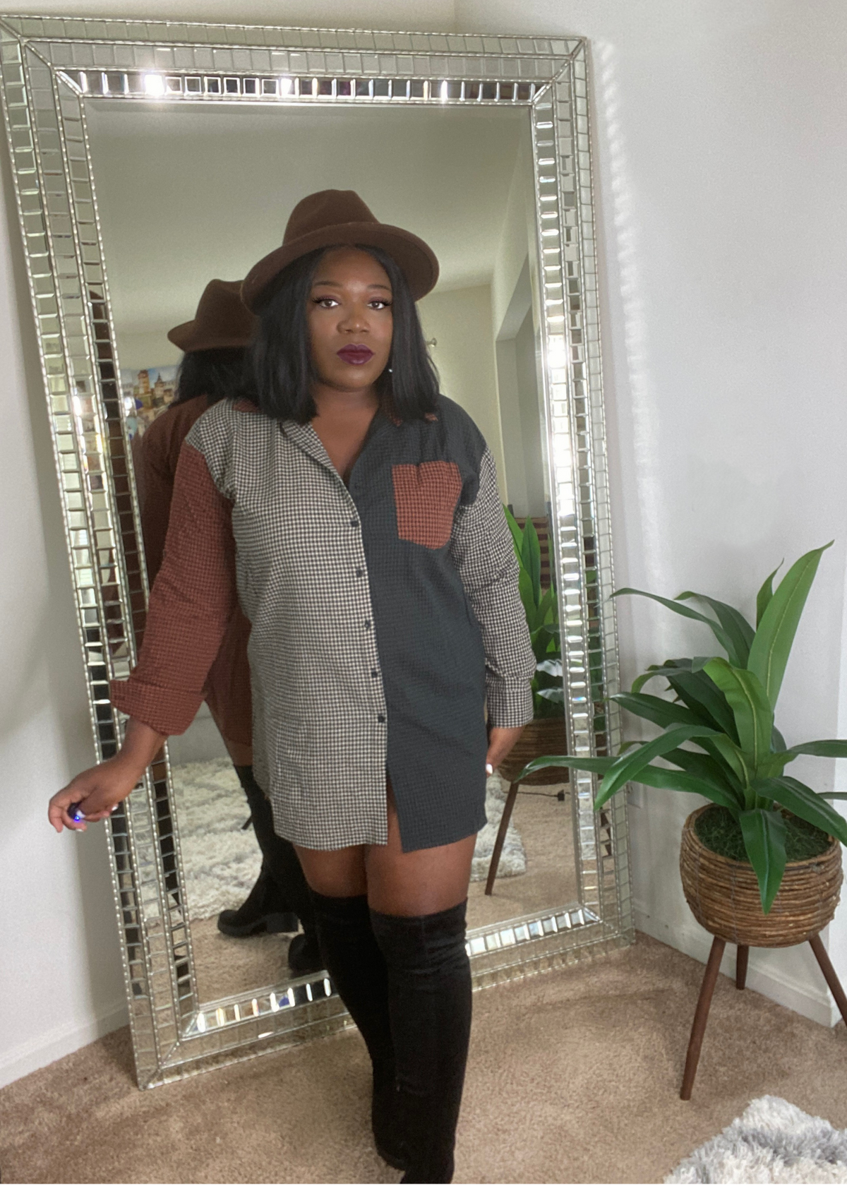 The Oversized Plaid Shirt