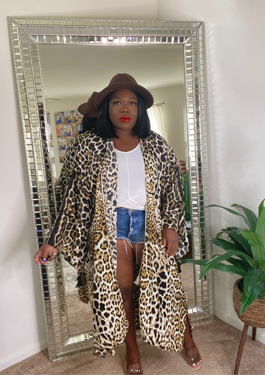 The Wild Printed Luxury Kimono