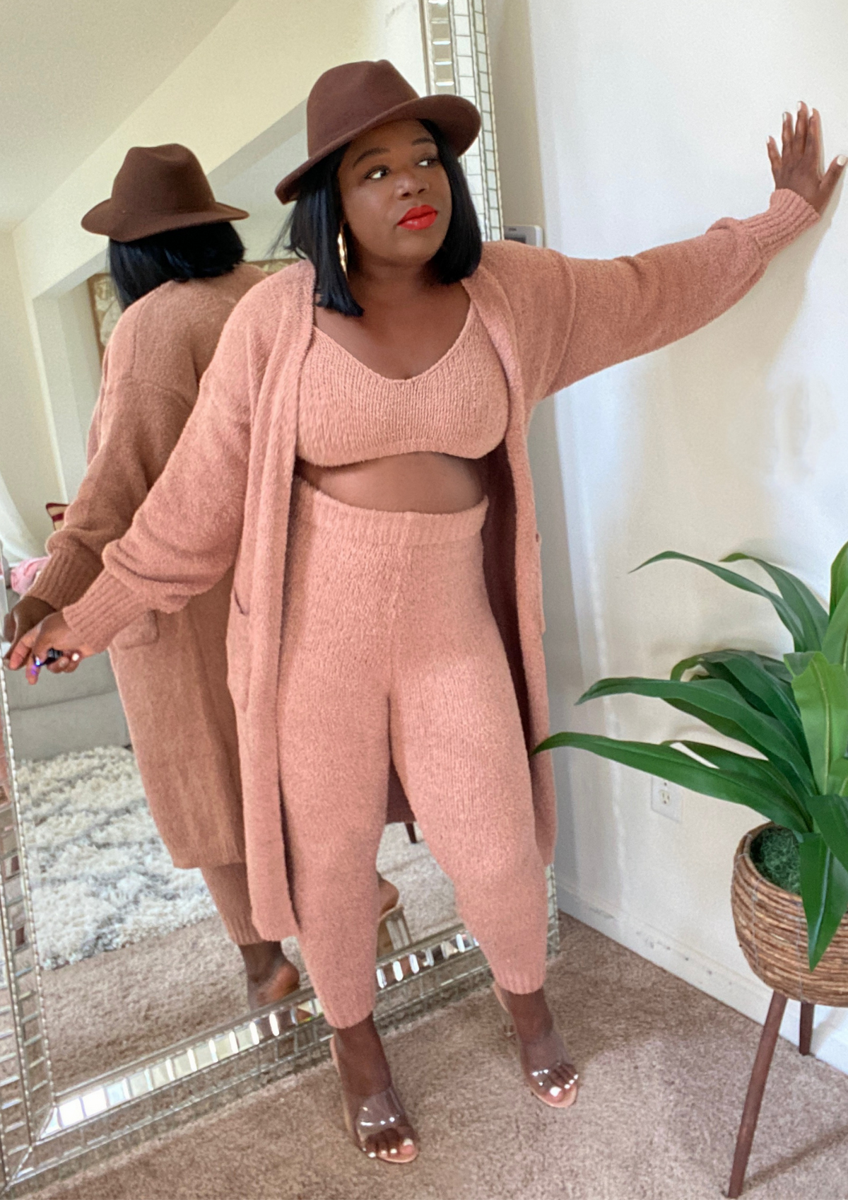 The Teddy 3 Piece Set-Camel