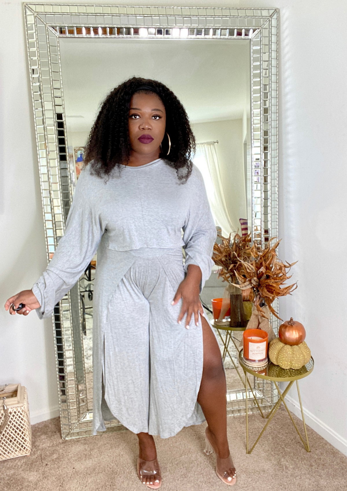 The Comfy Set-Heather Grey