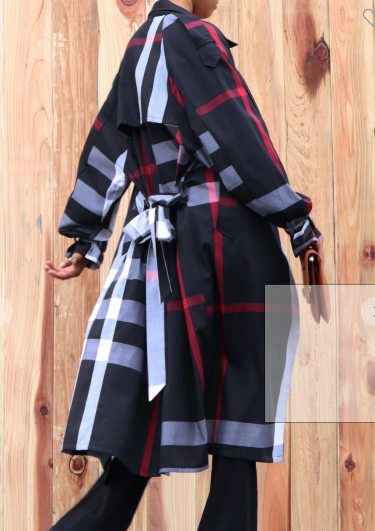 The Oversized Trench-Black
