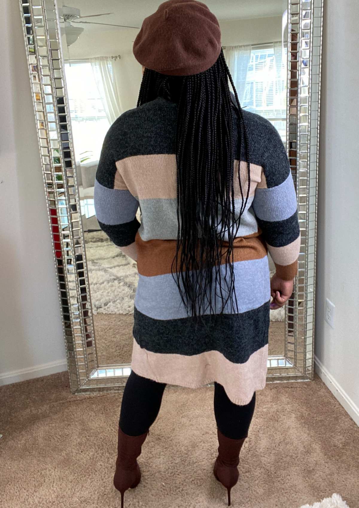 The Color Blocked Cardigan