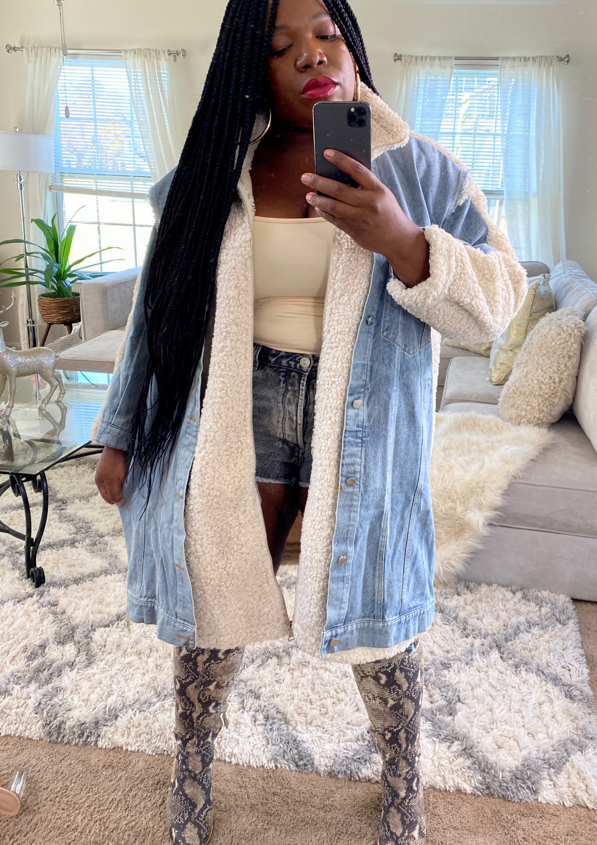 The Denim Shearling Jacket
