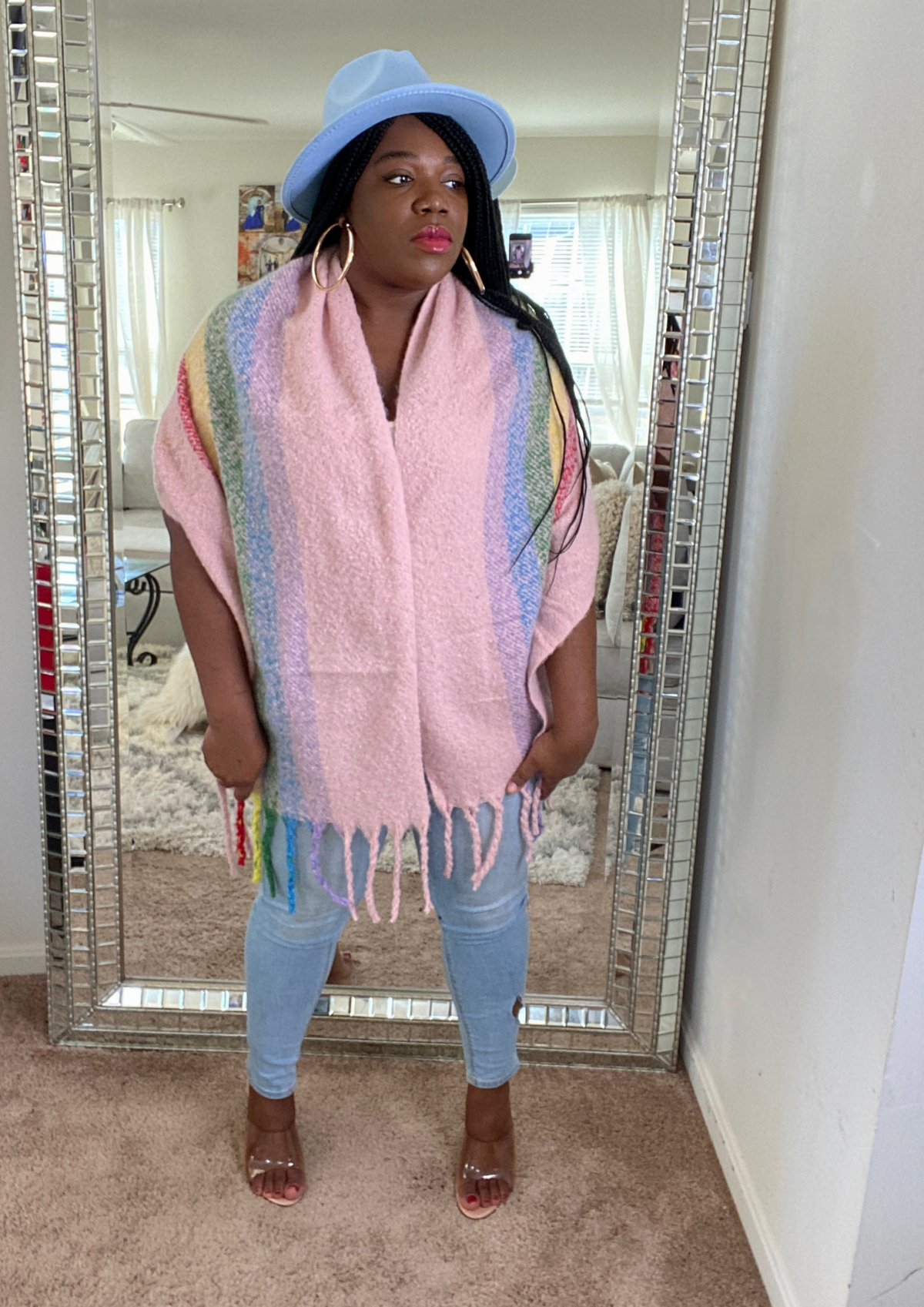 The Rainbow Oversized Scarf