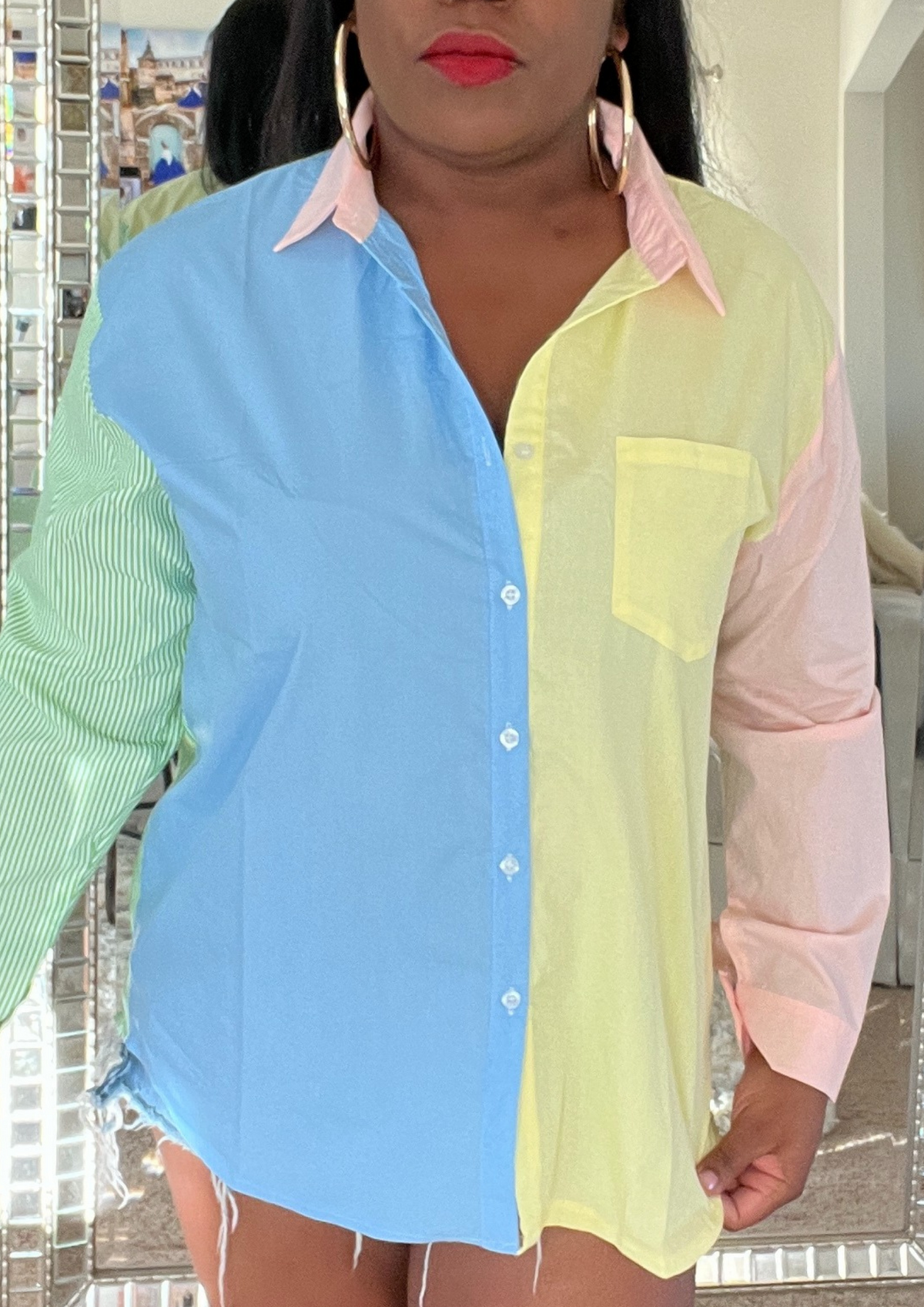 The Color Block Shirt