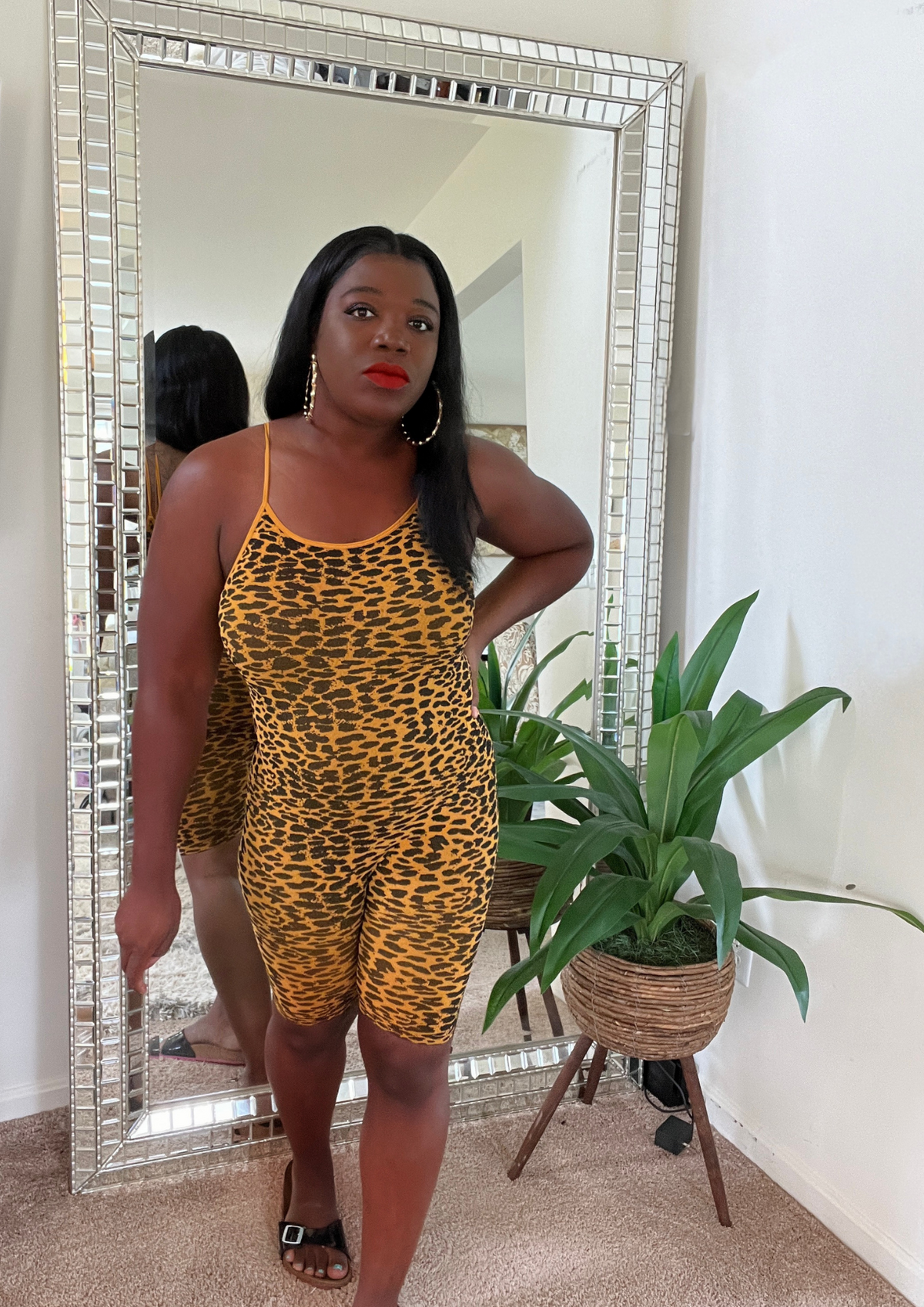 Leopardess Romper