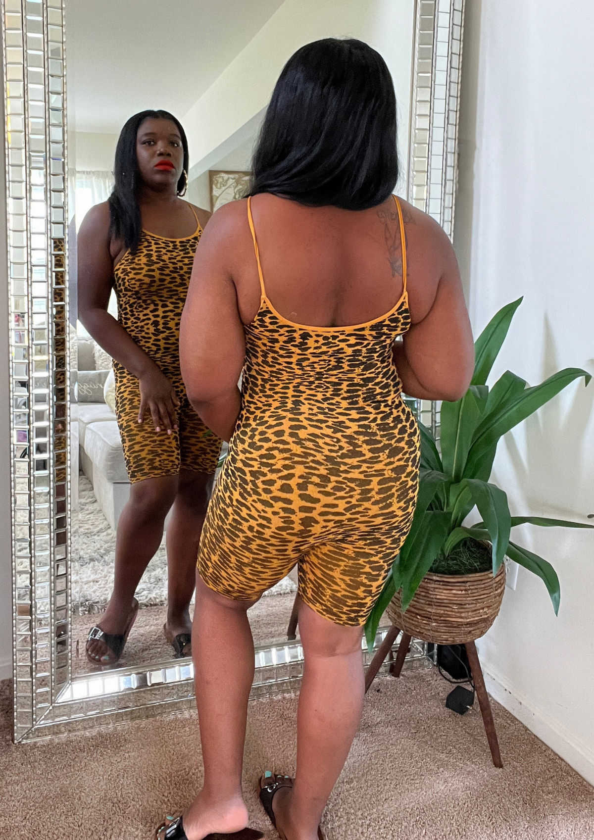 Leopardess Romper