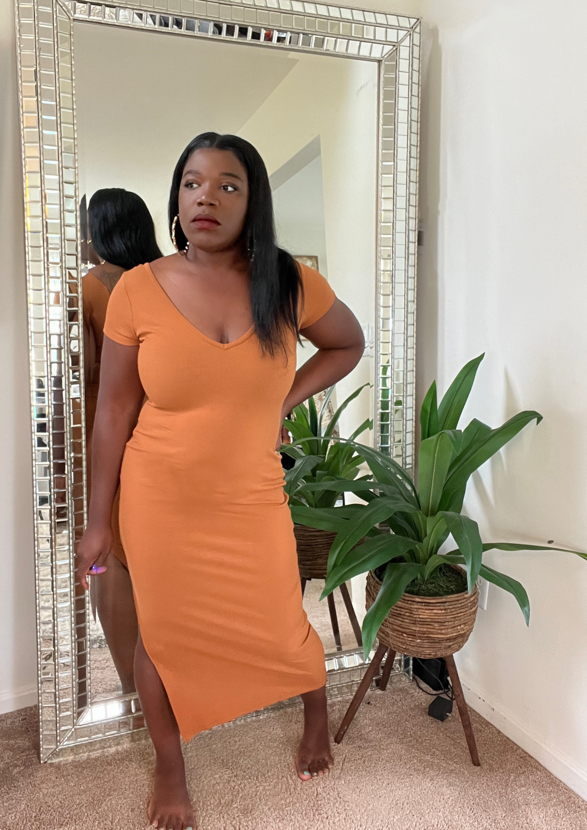The Comfy Mocha Dress