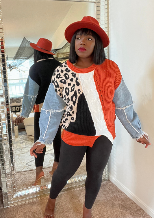 Mix Feelings Oversized Sweater