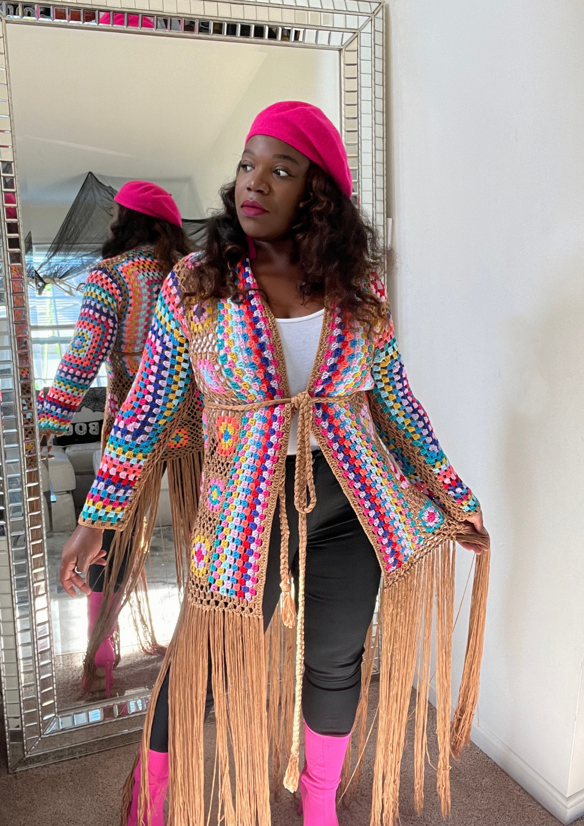 Ultimate Crochet Cardigan( NEW COLOR)-Mocha