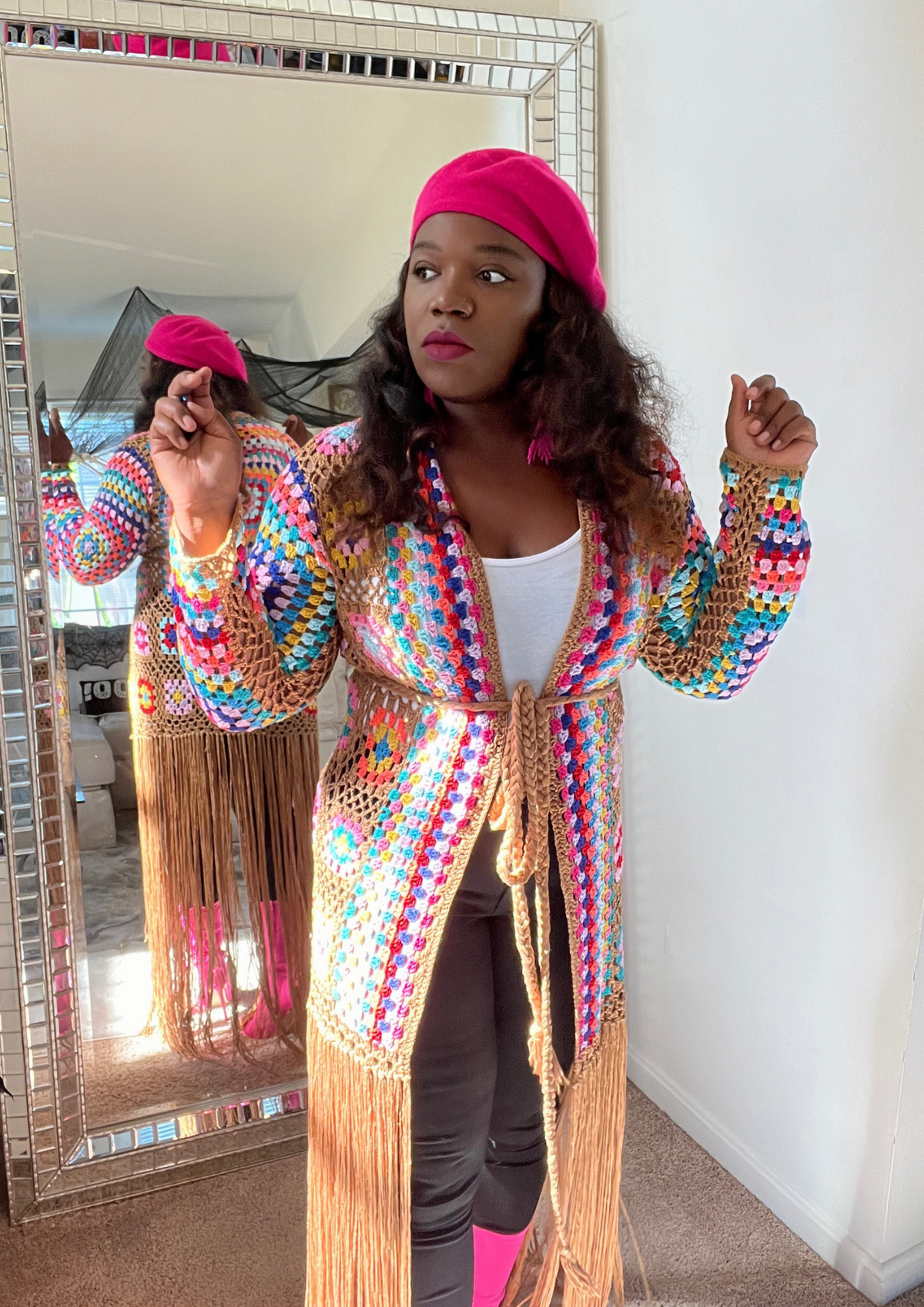 Ultimate Crochet Cardigan( NEW COLOR)-Mocha