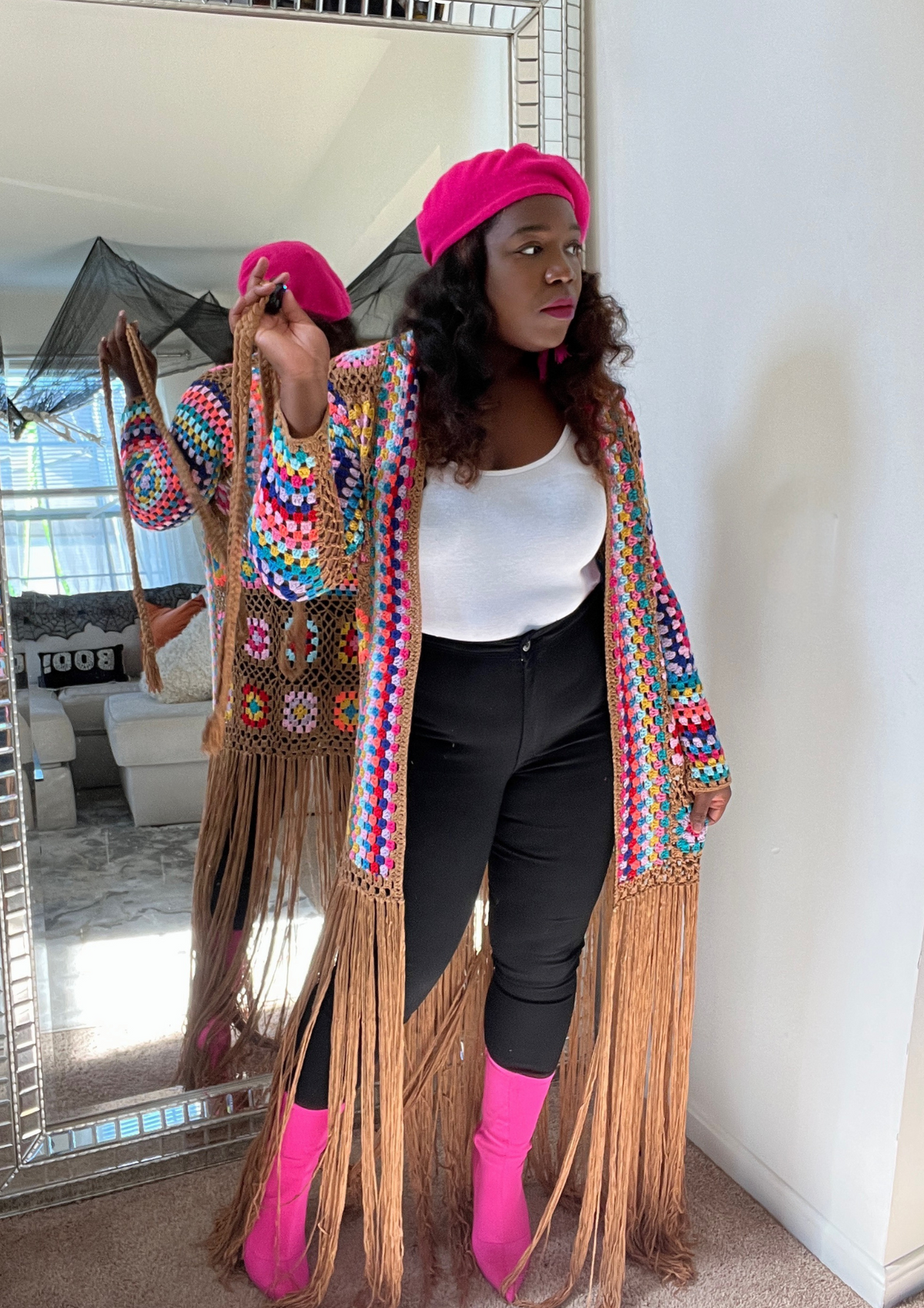 Ultimate Crochet Cardigan( NEW COLOR)-Mocha