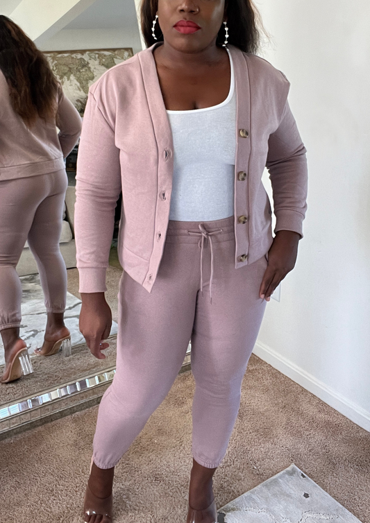 The Bougie Jogger Set -Mocha