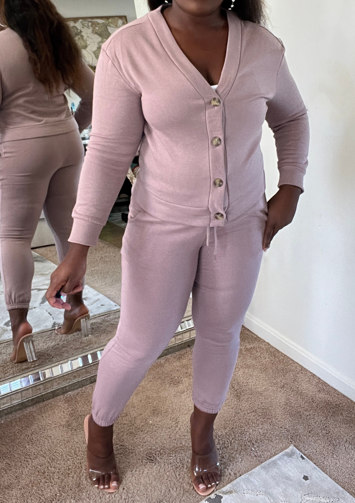 The Bougie Jogger Set -Mocha