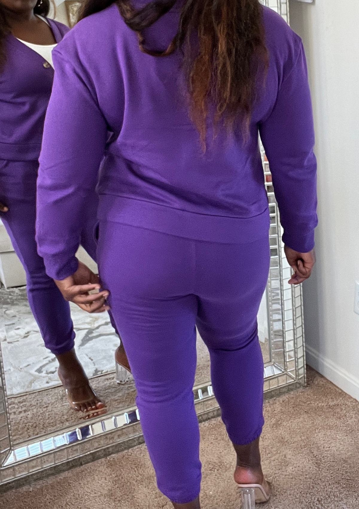 The Bougie Jogger Set -Purple