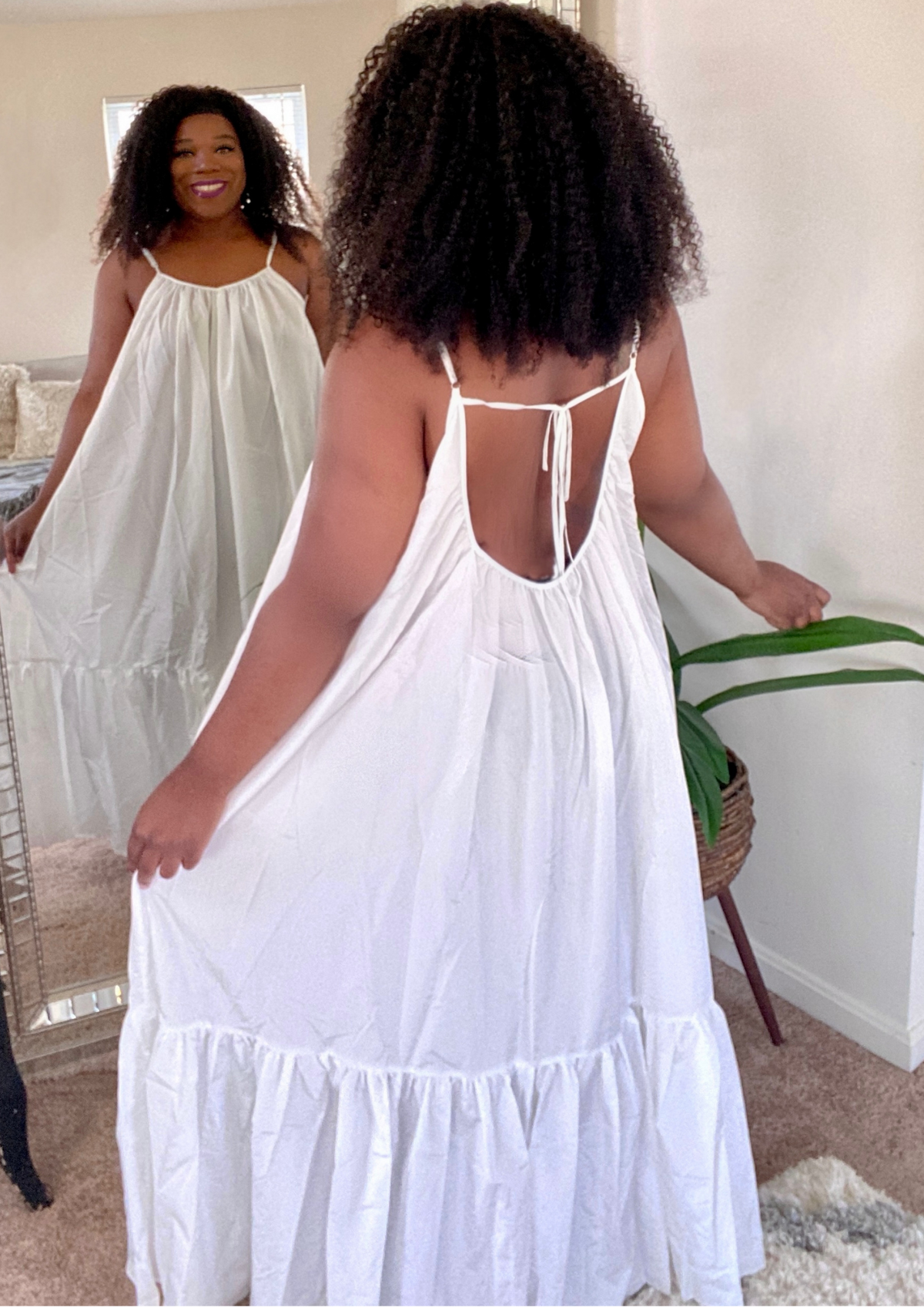 The Santorini Vibes Maxi Dress ( 2 Colors Blue and White)